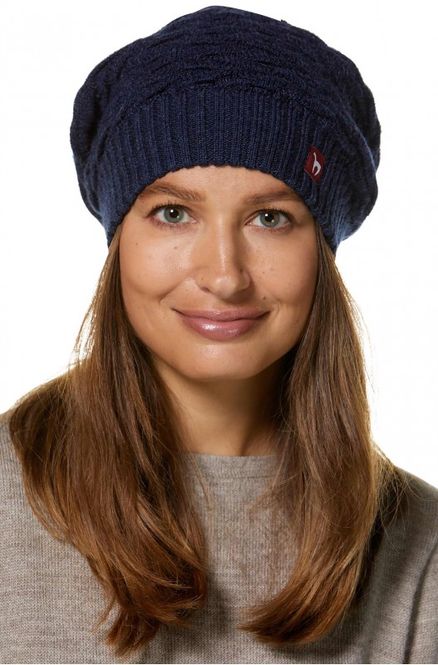 Hovedbilde Alpakka lue, BIESEN Beret, blå-mellert