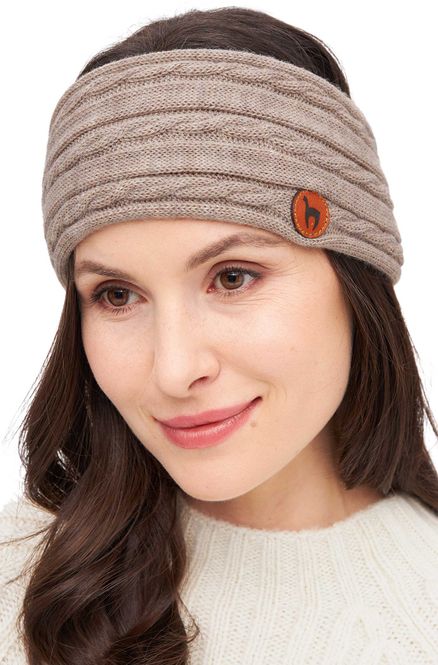 Main Image Alpaca Headband, Suave - Sand