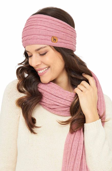 Main Image Alpaca Headband, Suave - Pink
