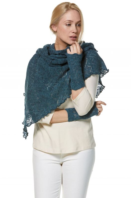 Alpakka pulsvarmer, Hadia, petrol