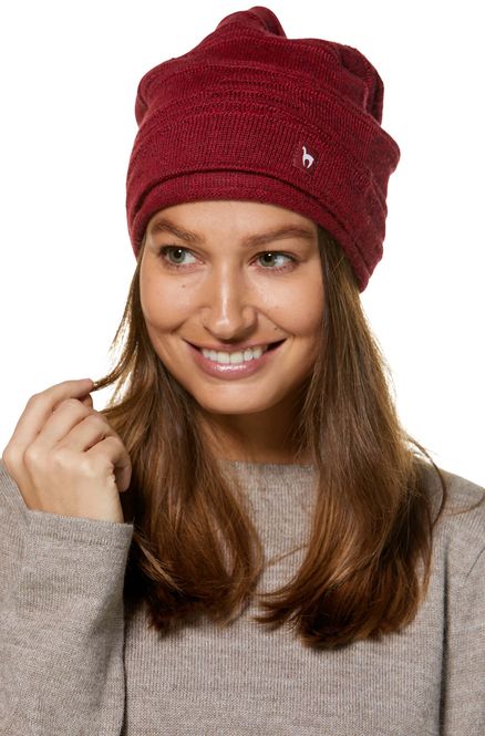 Hovedbilde Alpakka lue, Caminos, rød