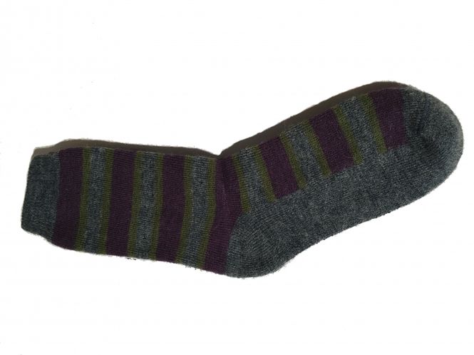 Hovedbilde Alpakka sokker, Hverdagssokken med striper