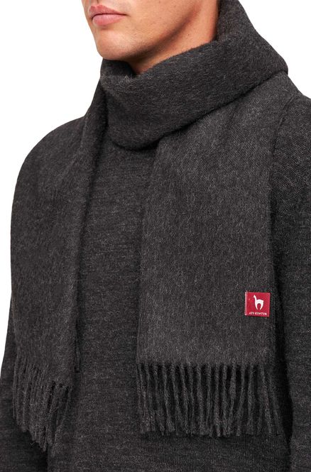 Hovedbilde Alpakka skjerf, UNI - Antrasitt