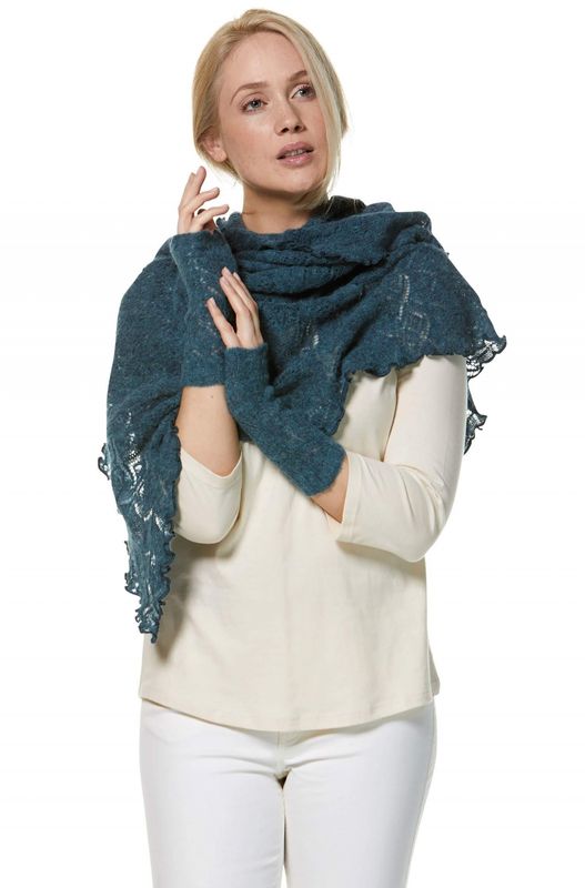 Alpakka pulsvarmer, Hadia, petrol