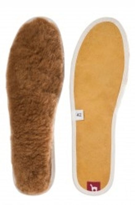 Hovedbilde Alpakka skinnsåler - Naturfarger