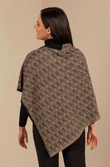 Hovedbilde Alpakka poncho, Ucraina - Natural