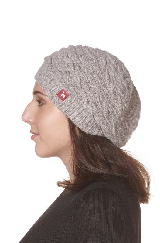 Alpakka lue, BIESEN Beret, sand