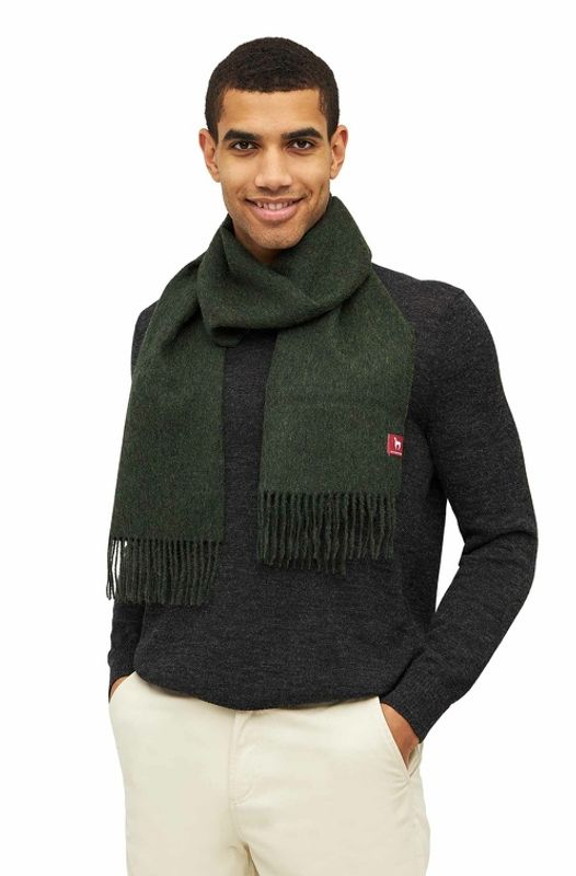 Alpakka skjerf, UNI, Grønn